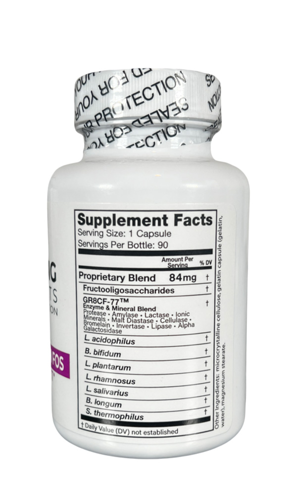 Pro Biotic Flora Supplement Facts